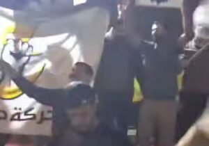 بالفيديو احتفالات حركة حقوق بالنصر الانتخابي في العاصمة بغداد…