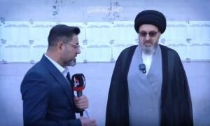 السيد رشيد الحسيني أثناء إدلاء صوته بالانتخابات: ندعو المؤمنين جميعاً إلى أن يكو…