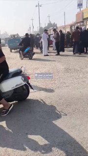 حشود المواطنين امام مراكز الاقتراع في مدينة الكحلاء بمحافظة ميسان…