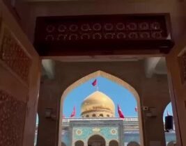 يا ابنَةَ الطاهرينَ عاقِبَةُ الأبطالِ عمَّا ينالُهُم تَبرِيرُاللهم أحفظ المرقد ا…