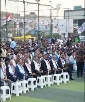 مدينة الصدر اليوم خلال المهرجان الذي اقامته حركة حقوق في بغداد بحضور رئيس الحركة…