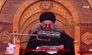 وكيل المرجعية الدينية العليا (دام ظلها) في العتبة الحسينية السيد خضير المدني.- ا…