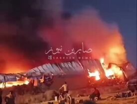 #تحديث لاكثر من ثلاث ساعات.. ما تزال فرق الدفاع المدني تكافح لاخماد حريق مخازن ا…