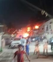 بالفيديو اندلاع حريق في مولدة كهرباء بمنطقة حي الجهاد بالعاصمة بغداد….