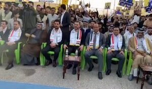 مهرجان انتخابي لحركة حقوق في محافظة ميسان بحضور رئيس الحركة الأستاذ حسين مؤنس #ح…