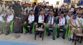 مهرجان انتخابي لحركة حقوق في محافظة ميسان بحضور رئيس الحركة الأستاذ حسين مؤنس #ح…