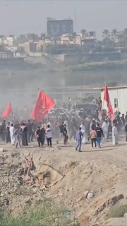 بالفيديوجانب من تشييع ذوي واقارب الشاب الغريق حسين الجياشي من موقع العثور على جث…