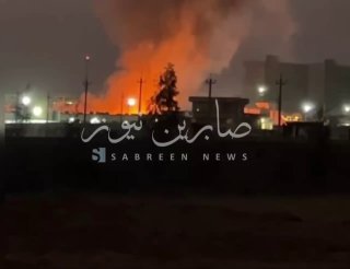 #عاجــــــــــــــــل اندلاع حريق كبير قرب قنصلية الاحتلال الامريكي في اربيل…