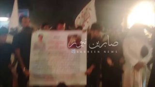 بالفيديو أهالي الشاب المغدور مقتدى الدلفي ينظمون مسيرة للمطالبة بإعدام المجرم ها…