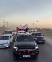 بالفيديو عجلات تابعة لمرشح عن حزب تقدم تقطع الشارع وتسير عكس الاتجاه في الضلوعية…