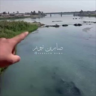 بالفيديو ظهور بقايا أقدم جسور الموصل بعد انخفاض منسوب المياه….