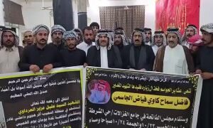 بالفيديو مناشدة عشائر ذوي المغدورين من محافظة النجف الاشرف في صحراء النخيب من قب…