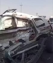 بالفيديو حادث سير مروع في البصرة يودي بحياة واصابة نحو 15 طالب جامعي في قضاء الد…