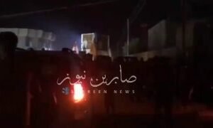 بالفيديو خلاف انتخابي في حي غزة بمحافظة الانبار بعد تشغيل شاحنة دعائية لكتلة الح…