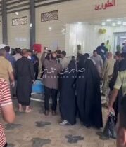 وصول عدد من الاصابات بين الطالبات الى مستشفى الفرات بالنجف الاشرف. بالفيديو  عنص…