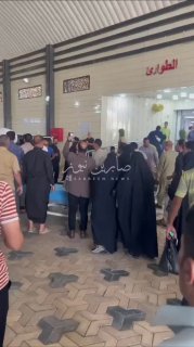 وصول عدد من الاصابات بين الطالبات الى مستشفى الفرات بالنجف الاشرف. بالفيديو  عنص…