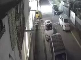 بالفيديوتعرض منزل احد المرشحين عن تحالف الحسم الوطني بكركوك لعملية إطلاق نار من …