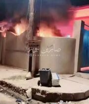 بالفيديواندلاع حريق كبير بمكتب المرشح عن الديمقراطي الكردستاني “محما خليل” في سن…