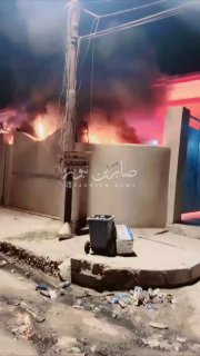 بالفيديواندلاع حريق كبير بمكتب المرشح عن الديمقراطي الكردستاني “محما خليل” في سن…