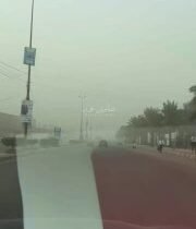 الآن.. اجواء غبارية كثيفة تجتاح العاصمة بغداد صباحاً….