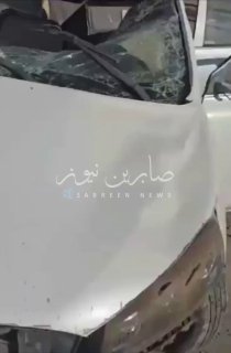 صورة مرشح تسقط على طريق بغداد–الفلوجة السريع، مما تسبب في حادث مرور أدى إلى إصاب…