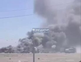 #عاجـــــــــــــــل اندلاع حريق بمجمع سكني قيد الإنشاء بمحافظة النجف الاشرف…