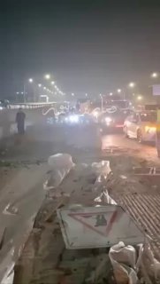 بالفيديو بغداد – حادث مروري مروع فجر اليوم تحت جسر الدورة الجديد بسبب صبات كونكر…