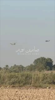 بالفيديو رُصد طيران تابع للاحتلال الأمريكي في سماء منطقة اليوسفية متجهًا نحو الأ…