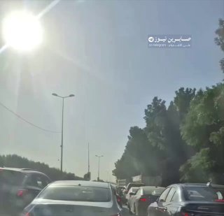 الموقف المروري سيناريو كل صباح في بغداد ، ازدحامات وتوقف في أغلب شوارع وجسور الع…