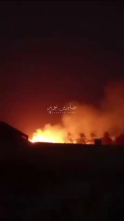 بالفيديو اندلاع حريق في محافظة بابل بالقرب من سايلو المسيب والنيران تمتد داخل ال…