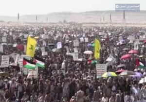 اليمن العزيز  جانب من الخروج الجماهيري الكبير بمدينة صعدة في مسيرة “رفضا للمؤامر…