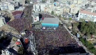لبنان: جموع المؤمنين المعزّين يحيون الذكرى السنوية الأولى لاستشهاد السيدين الهاش…