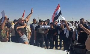 بالفيديو المباشر يواصل أهالي مدينة تلعفر احتجاجاتهم رفضًا لزيارة الحلبوسي إلى ال…