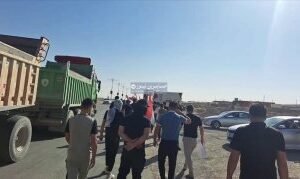 #عاجـــــــــــــــل | بالفيديوأهالي مدينة تلعفر يغلقون الطريق لمنع دخول الحلبوس…