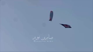 بالفيديو صورة السيد الشهيد حسن نصر الله (رضوان الله عليه) ترفرف في سماء العاصمة …