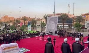 مباشر بعدسة صابرين نيوزتوافد المعزون إلى ساحة التحرير وسط العاصمة بغداد لإحياء ا…