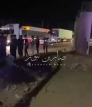 بالفيديو مظاهرات في ناحية تازة، حيث قُطع طريق كركوك–بغداد، احتجاجًا على إعفاء أح…