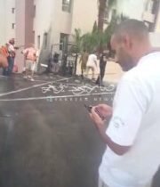 المبنى المستهدف في ايلات مشاهد انقضاض الطائرة المسيرة اليمنية في ايلات المحتلة د…