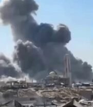 فلسطين المحتلة جيش الاحتلال الصهيوني يدمر بعدد من الصواريخ برج الكوثر السكني  جن…