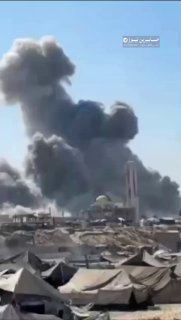 فلسطين المحتلة جيش الاحتلال الصهيوني يدمر بعدد من الصواريخ برج الكوثر السكني  جن…