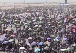اليمن العزيز جانب من الخروج الجماهيري الكبير في مدينة صعدة بمسيرة “وفاء للشهداء….