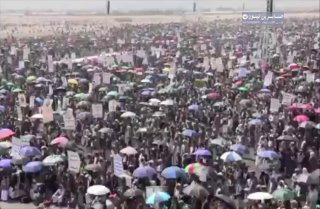 اليمن العزيز جانب من الخروج الجماهيري الكبير في مدينة صعدة بمسيرة “وفاء للشهداء….