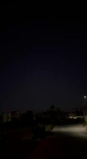 رصد الصاروخ اليمني من مدينة طوباس صافرات الرعب تدوي في اراضينا المحتلة بعد رصد إ…