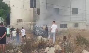 بالفيديو طائرة مسيّرة للاحتلال الصهيوني تستهدف سيارة بين برجا والجية في قضاء الش…