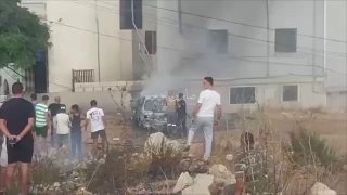 بالفيديو طائرة مسيّرة للاحتلال الصهيوني تستهدف سيارة بين برجا والجية في قضاء الش…