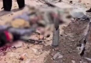 بالفيديو جثث الارهابيين العفنة عملاء الكيان الصهيوني تحت اقدام الحرس الثوري الإس…