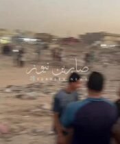 بالفيديو شخص يدعى علي السوداني يستولي بالقوة على قطعة أرض في منطقة البلديات بالع…