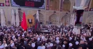 بالفيديو جانب من مراسم تشييع العلامة محمد علي بحر العلوم في محافظة النجف الاشرف….