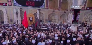 بالفيديو جانب من مراسم تشييع العلامة محمد علي بحر العلوم في محافظة النجف الاشرف….