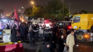 بعدسة صابرين نيوز كربلاء المقدسة في يوم الاربعين بالقرب من باب بغداد استمرار توا…